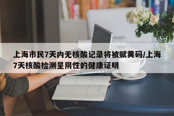 上海市民7天内无核酸记录将被赋黄码/上海7天核酸检测呈阴性的健康证明